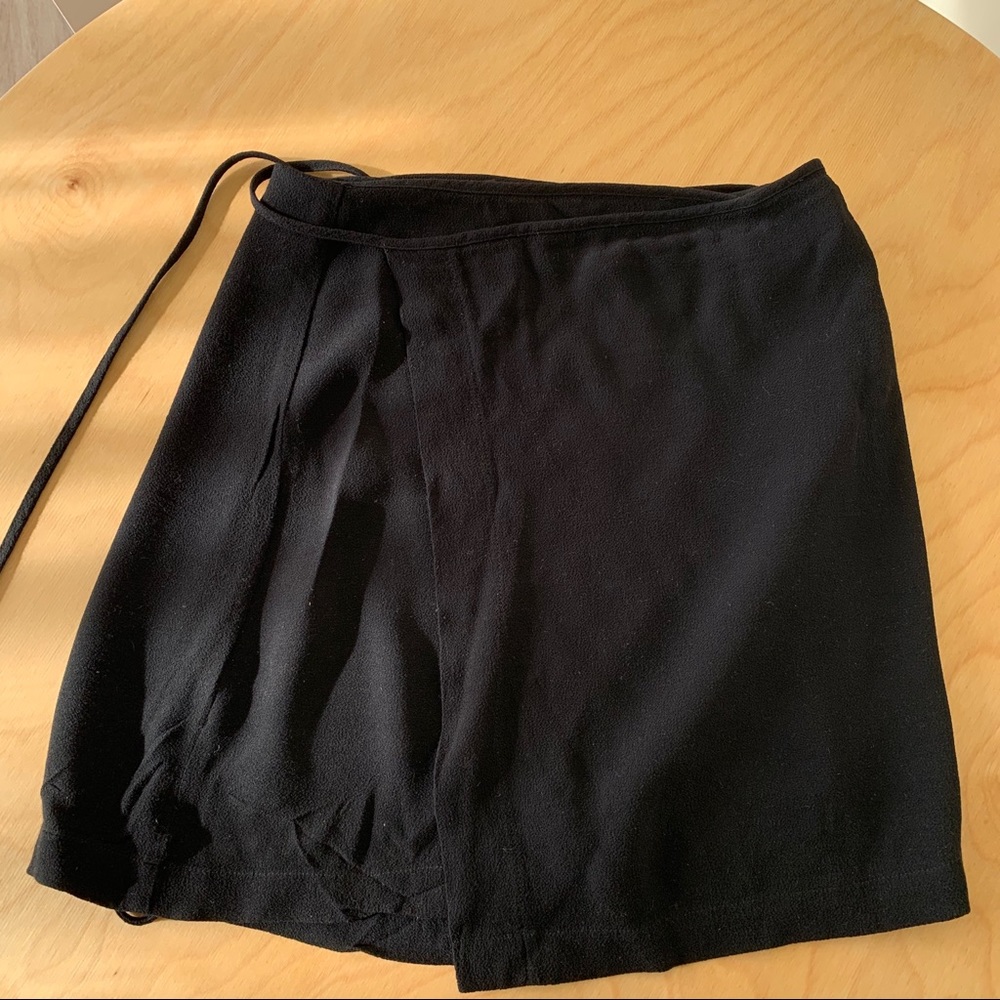 Reformation Clifton wrap skirt